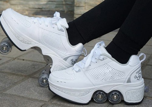Womans sneaker skates - skates, sz