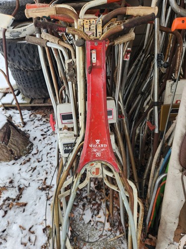 Vintage push mower handle - vintage,