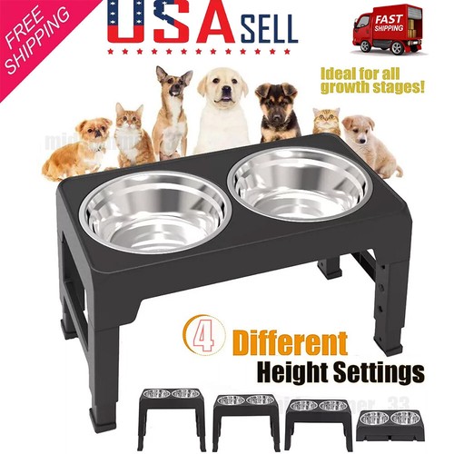 Elevated dog bowl - bowl, feeder