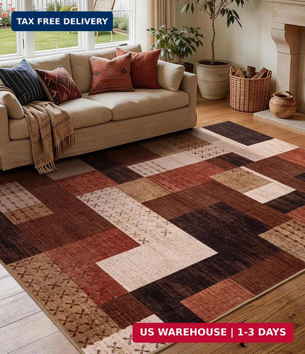 Brown modern 5x7 - modern, for