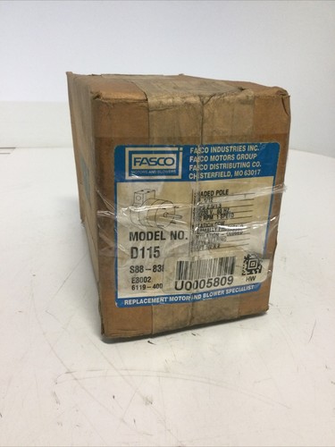 New fasco d115 12 hp - d115,, 1/12