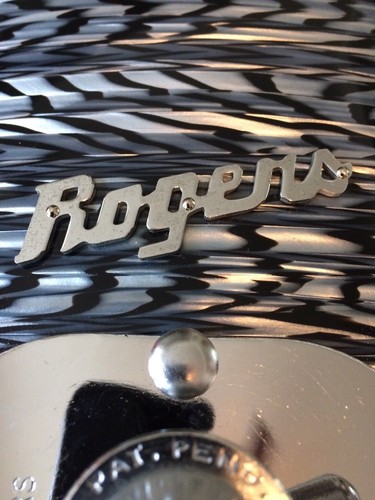 Rogers drum emblem nails - drum,