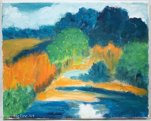 Beautiful impressionist oil - beautiful,