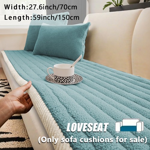 Lambskin super soft plush sofa