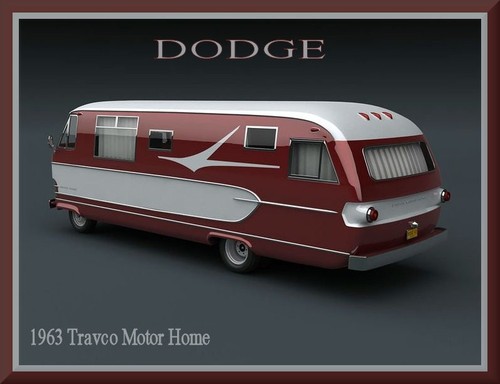 1963 dodge travco motorhome - dodge,