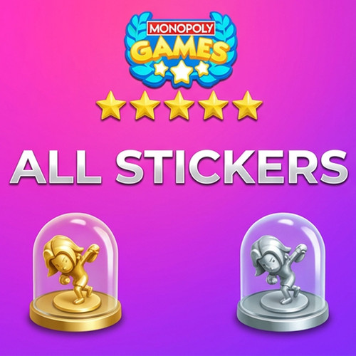 Monopoly stickers - monopoly,