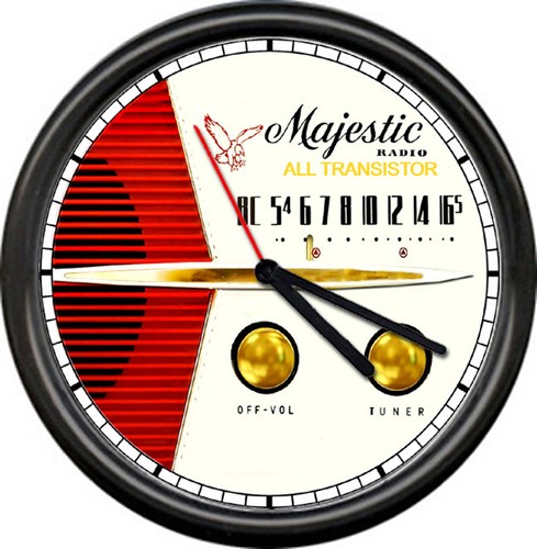 Majestic red radio - radio, tube
