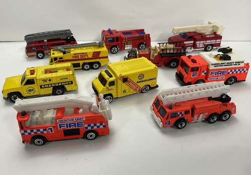 Vintage matchbox fire truck - fire,