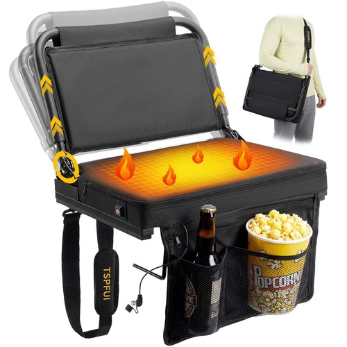 Heated stadium seat - heated,