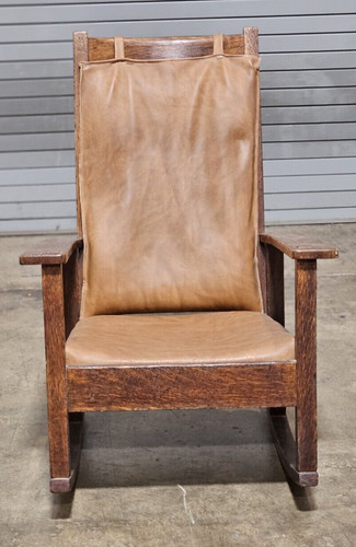 Stickley bros oak mission - stickley,