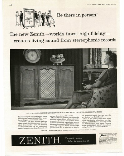 1958 zenith classic high - classic,