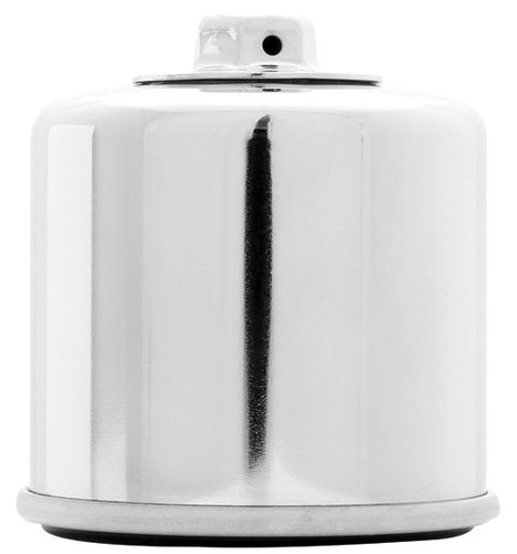 138c chrome spin on oil - k&n, spin-on