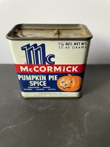 Vintage mccormick pumpkin pie - vintage,