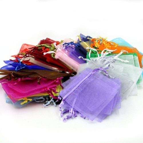 Multi color organza - organza, pouch