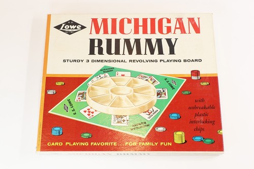 Vintage 1963 michigan - michigan, rummy