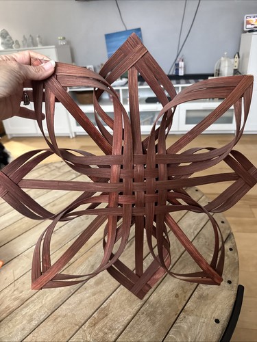 Beautiful bamboo woven brown - bamboo,
