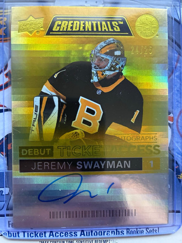 Upper deck 2021 credentials - deck, 2021-22
