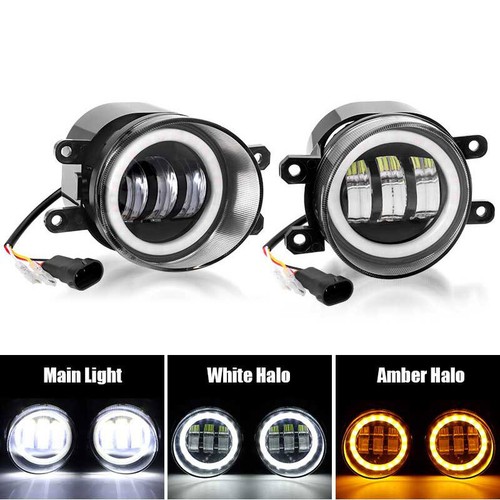 Led bumper fog lights halo - led,