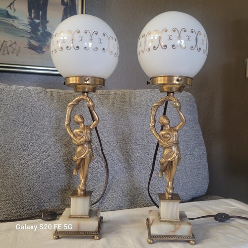Pair antique art deco - art,