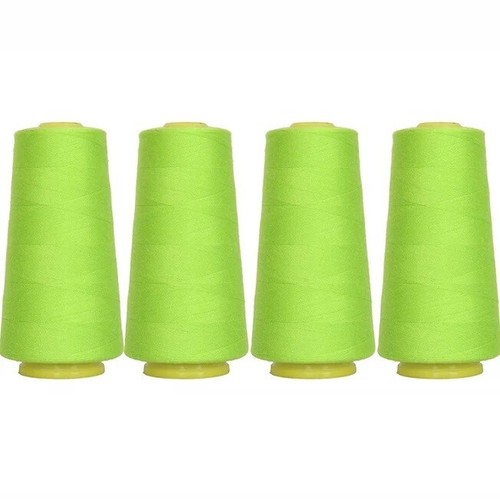 Big cones lime green serger - big,
