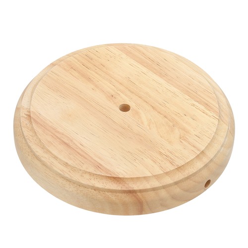 Wooden lamp base - 8"x1.3",