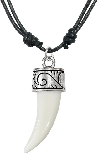 Wolf fang tooth - wolf, pendant