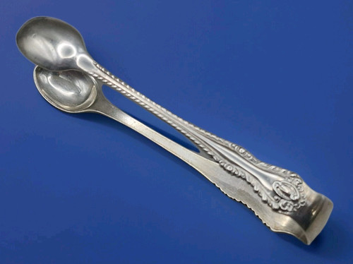 Antique sterling silver sugar - antique,