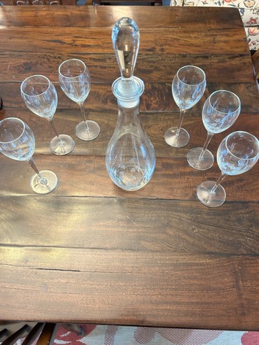 Vintage etched floral - etched,