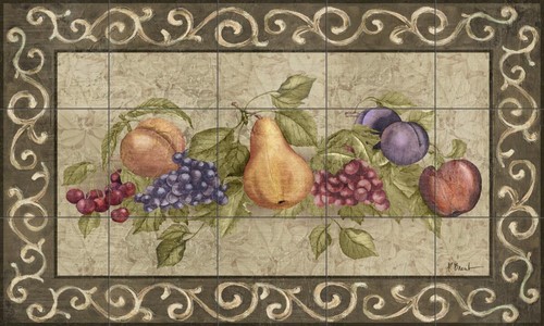 Ceramic tile mural kitchen - ceramic,