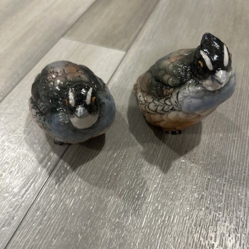 Vintage porcelain quail - porcelain,