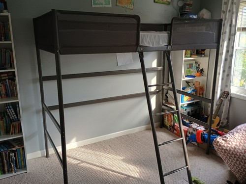Loft bed twin - ikea,