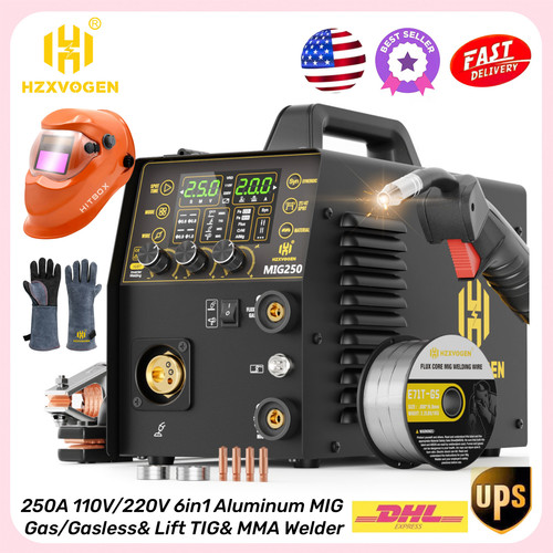 6in1 250a aluminum mig welding - aluminum,