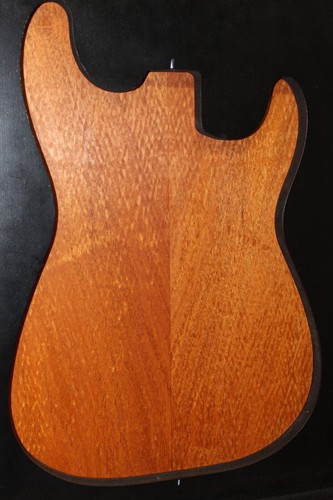 Figured genuine mahogany book