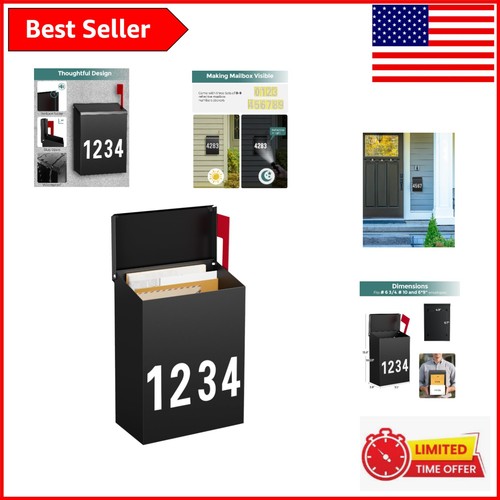 High quality wall mailbox with - high-quality,