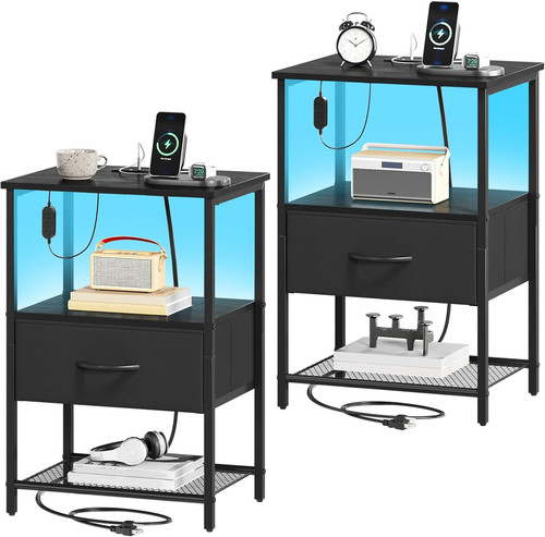 Nightstand set with - nightstand,