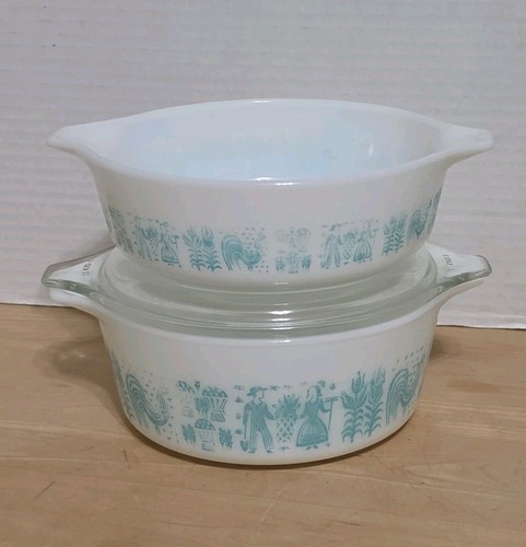 Vtg pyrex amish butterprint - pyrex,