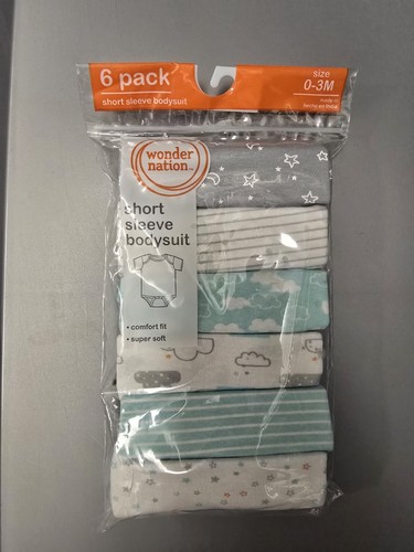 Infant baby unisex 6pk - unisex, short