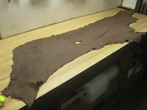 Top grain buffalo leather - grain,