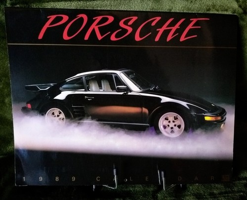 Porsche calendar 1989 wall - porsche,