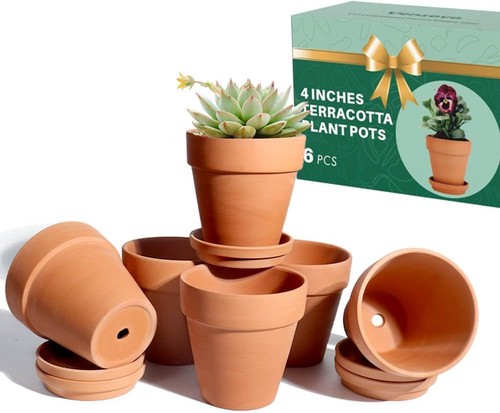 Inch terracotta plant pots - plant,