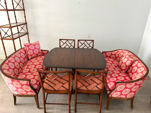 1970s geometric fabric - geometric,