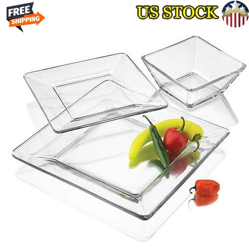 Piece clear glass - 12,