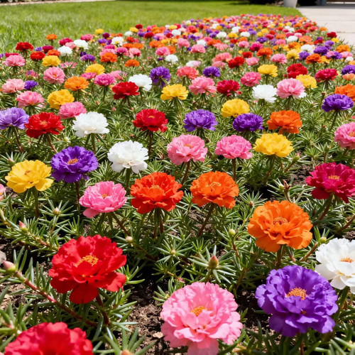 000 moss rose seeds - rose,