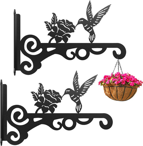 Metal plant hangers - hangers, 2-pack