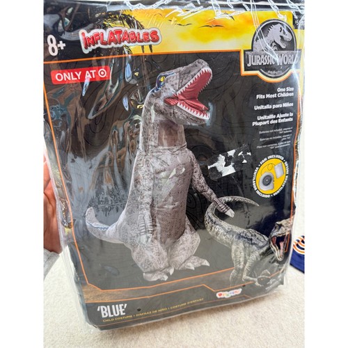 Jurassic world blue inflatable - blue,