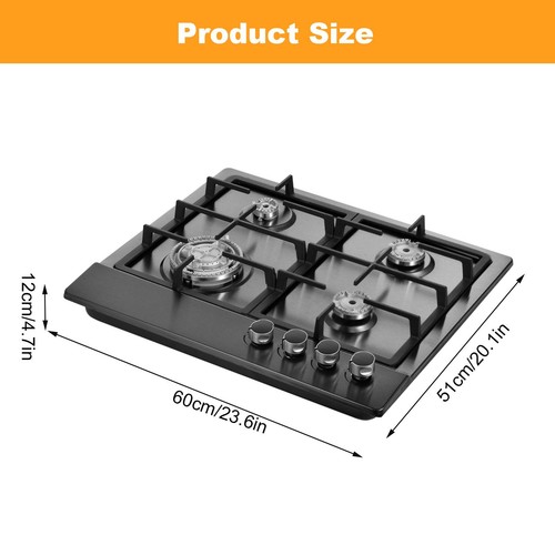 Gas stove top with - stove, burner