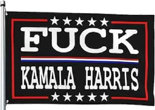 Kamala harris idiot flag - kamala,