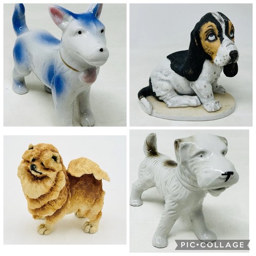 Dog figurines pomeranian - dog,