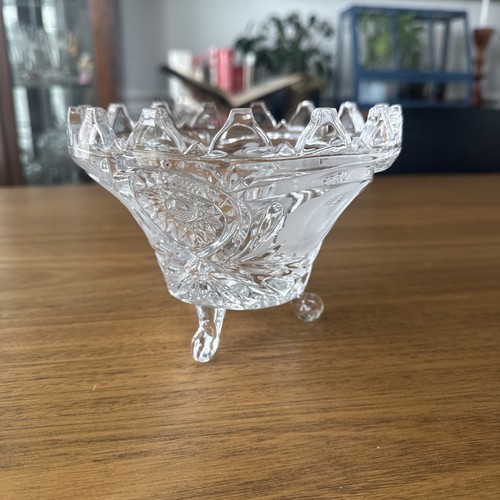 Toed heavy cut crystal - toed, glass