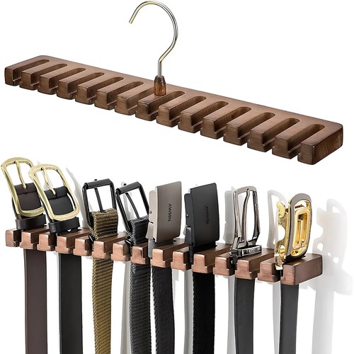Wooden belt rack for - wooden,